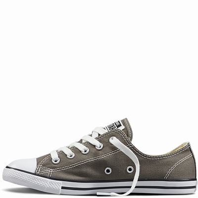 Converse Chuck Taylor All Star Dainty Low Tops Womens - Deep Grey Shoes (305ESVDR)